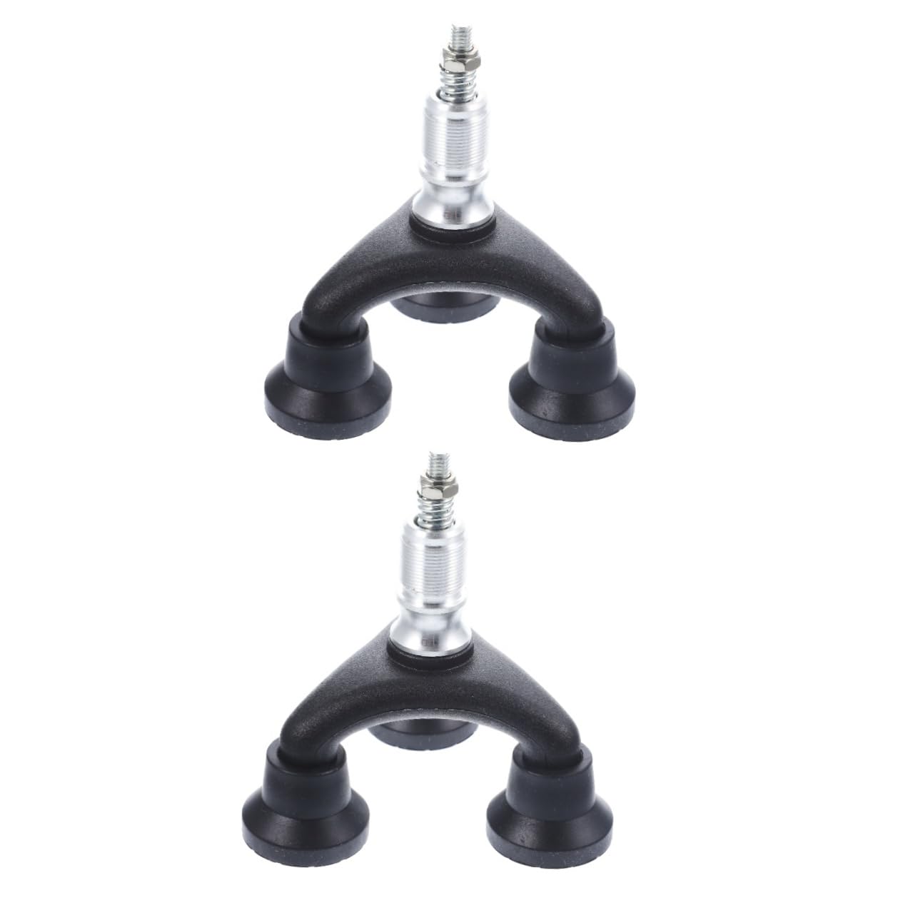 FOMIYES 2pcs Crutches Non-Slip Crutch Replacement Tip Hiking Pole Tip Replacement Trekking Pole Foot Base Stick Tip Kit Walking Stick Tips Crutch Foot Pads Pole Tip Protectors Walker Tips