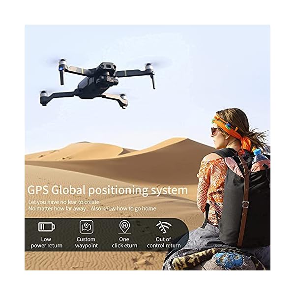 YYAI-HHJU GPS-Drohne, Lailuaxoa Faltbare GPS-Drohne Mit Kamera 8K Für Anfänger Professionelle Mini-Drohne Hd Mechanische… – Bild 5