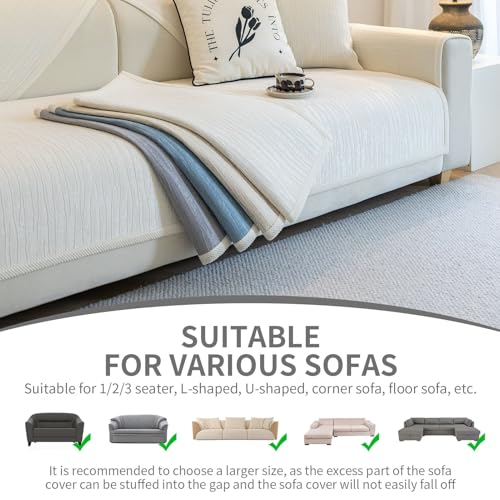 Manta de sofá de chenilla azul para tardes de cine estables y confortables 5