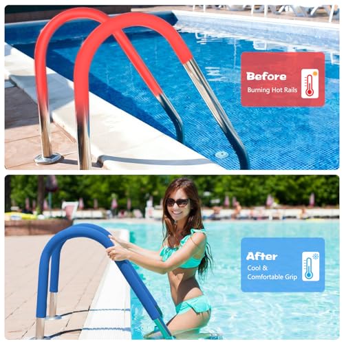 Miniatura 5 de Funda Pasamanos Piscina Con Cremallera 180cm, Cubierta Pasamanos Piscina, Cubierta Protector Barandilla Piscinas, Cubiertas De Seguridad Para Piscinas, Para Parques Acuáticos Y Spas