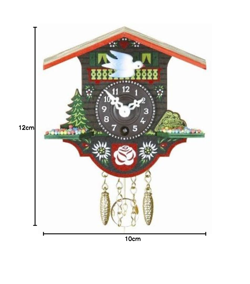Pendule Murale Suisse Miniature Trenkle – Maison De La Forêt-Noire TU 16 S Neuve Sous Emballage