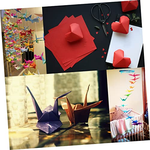 VILLCASE 50 Folhas De Artesanato Para Papel Colorido Para Papel De Origami Para Papel De Construção