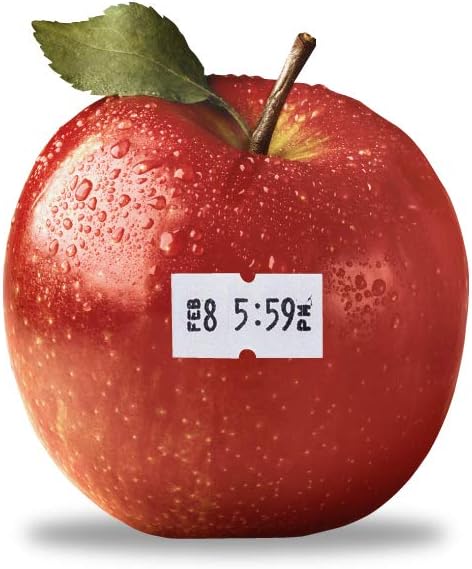 Perco 1 Line White Labels - 1 Sleeve, 8,000 Blank Price and Date Gun Labels for Perco 1 Line Price and Date Guns : Office Products