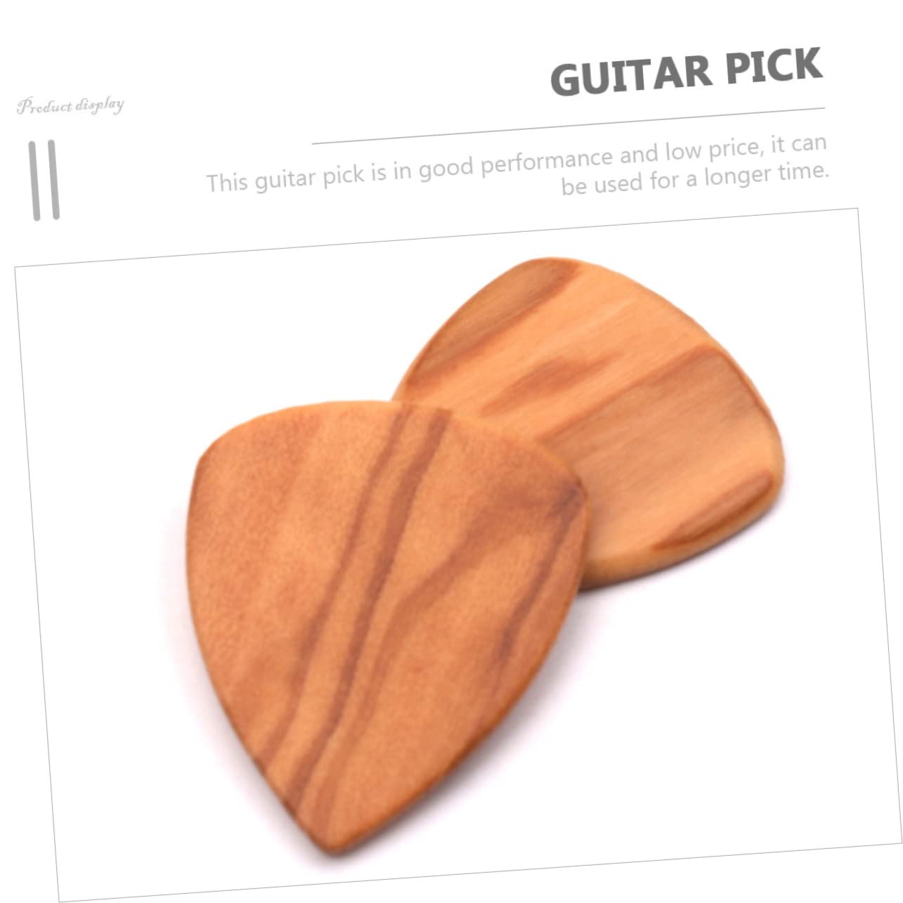 VICASKY 20stücke Teiliges Olivenholz-gitarrenplektren Für Akustikgitarre Gitarre Und Ukulele Hochwertige Und Langlebige Plectrums Für Musiker Als