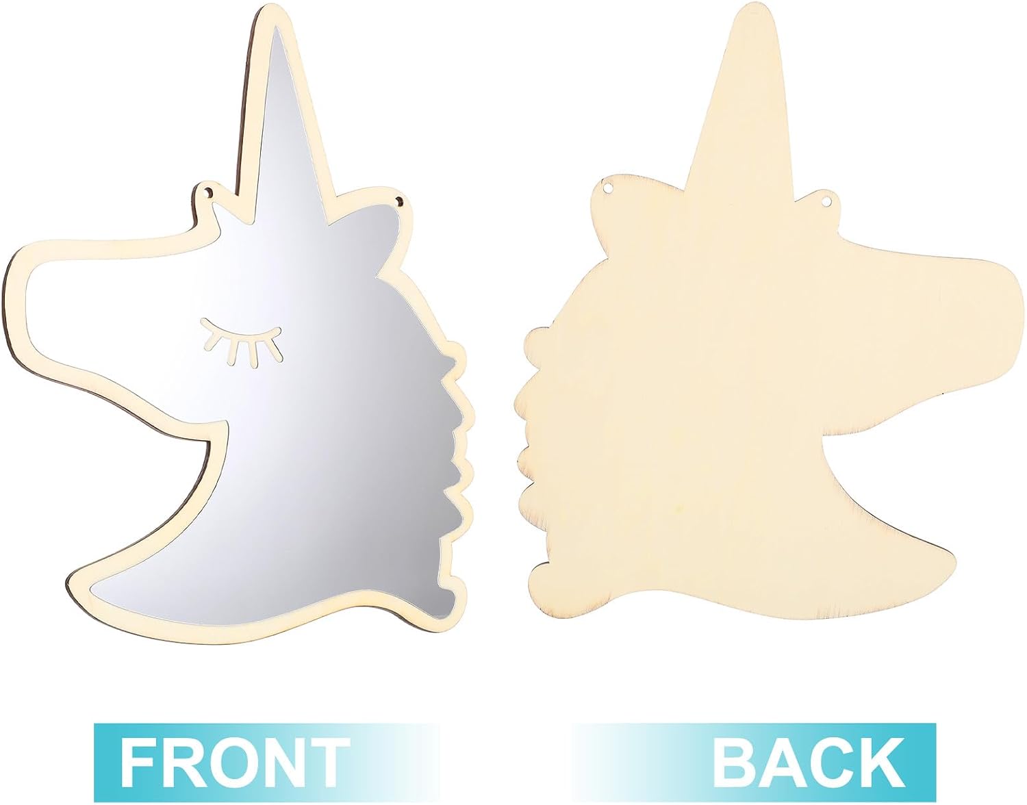 Unicorn Acrylic Mirror Wall Decor Ornament for Boys and Girls Rooms