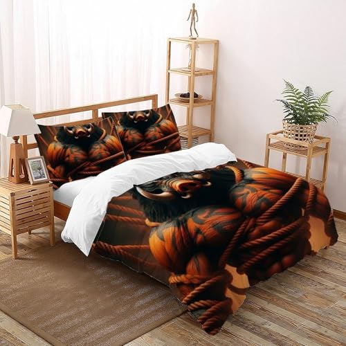 Housse de couette sanglier super king microfibre douce - 2
