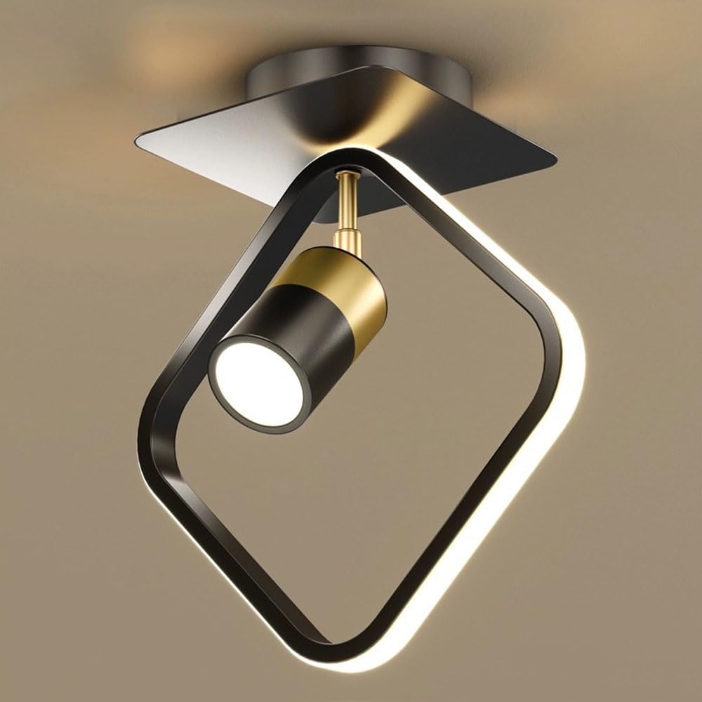 Plafonnier d'entrée compact pour éclairer un petit couloir sombre