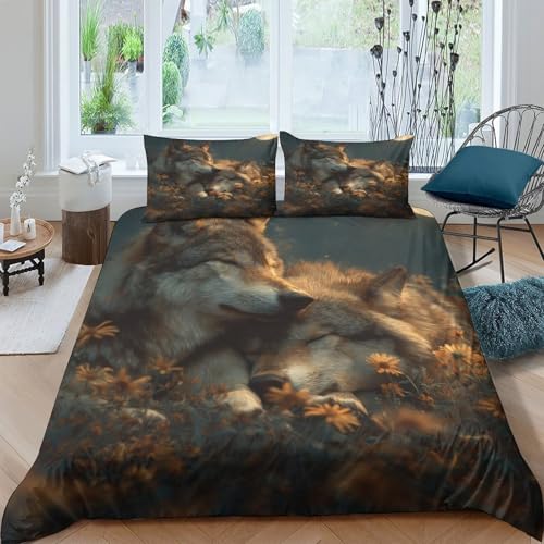 Parure de lit chevaux 3D en microfibre résistante et douce de qualité supérieure - 4