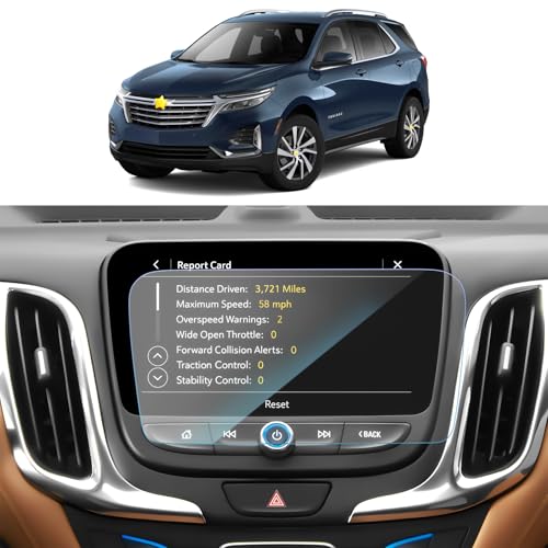 SKTU 2024 Chevy Equinox Screen Protector for 2018-2024 Equinox LT Premier/2016-2025 Malibu/2016-2019 Volt (LT, Premier) Anti-Scratch HD Clear(8 Inch)