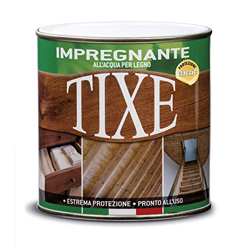 TIXE Impregnante per Legno all'Acqua – Vernice Protettiva e Decora per Legno Esterna e Interna,...