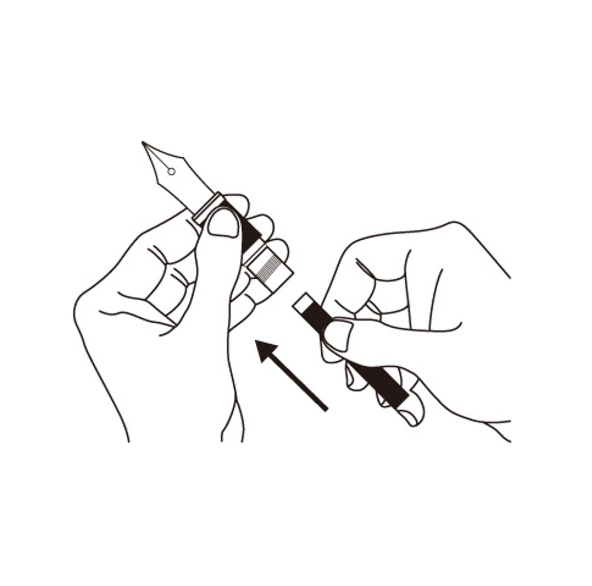 Sailor Sou-Boku Cartouches d'encre pour documents Bleu foncé/noir