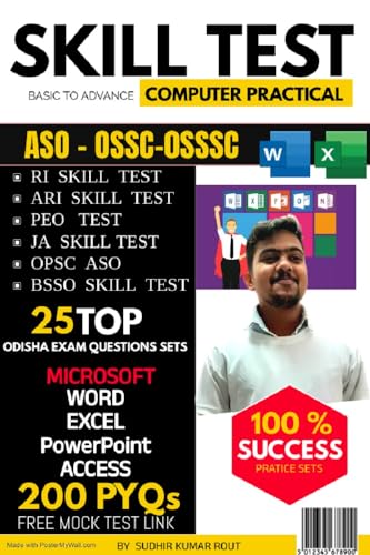 RI ARI ICDS OSSSC SKILL TEST QUESTIONS (PYQs + 25 Sets )