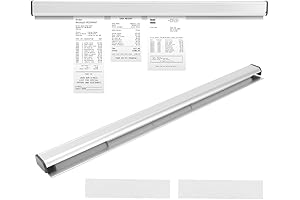 Aluminum, 12-inch Ticket Rail Display Holder