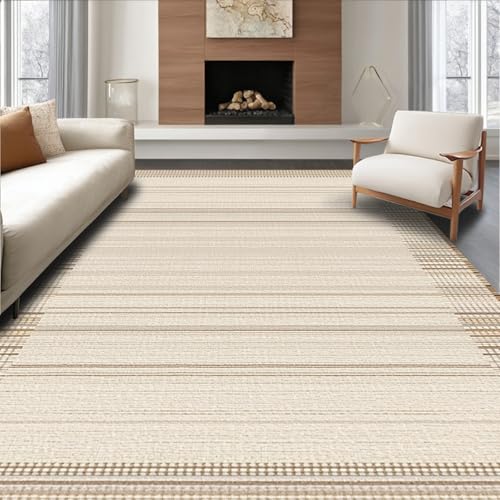 ODIKA Flatwoven High Traffic Area Rug 8x10, Timeless Subtle Woven