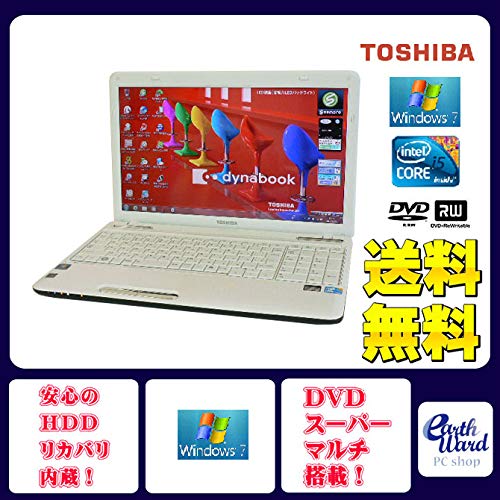 東芝 ノートパソコン 中古パソコン T350/46 ホワイト テンキー ノート 本体 Windows7 Core i5 DVD 4GB/500GB Amazon.co.jp: ノートパソコン 中古パソコン T350/46 ホワイト