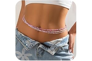 Waist Chain Beads Waist Chains Boho Chain Belt Beaded Body Chain Multilayer...