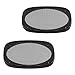 Produktbild tomzz Audio 2800-005 Lautsprecher Gitter Grill für 4 x 6 Zoll Lautsprecher, schwarz, 2-teilig Kunststoffring mit Metallgitter, Satz