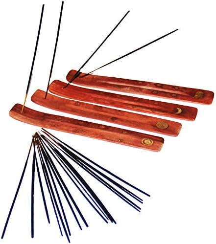 20 Sticks – 4 Holders – Sage Incense – Supernatural Spirits Cleaning Method – Get Rid of Ghost Smudging Cleansing Kit