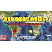 Who Knows Where? - The Location Guessing Educational Family Board Game Where You Guess Famous Geography Locations on a map of The World.