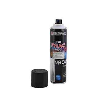 Nippon Paint Multipurpose Spray Paint Can, 300ml, Matt Finish, Heat Res Black