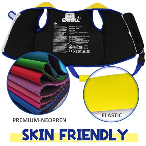 Image of Toddler Swim Vest, Neoprene Trainer with Adjustable Straps and Crotch Strap