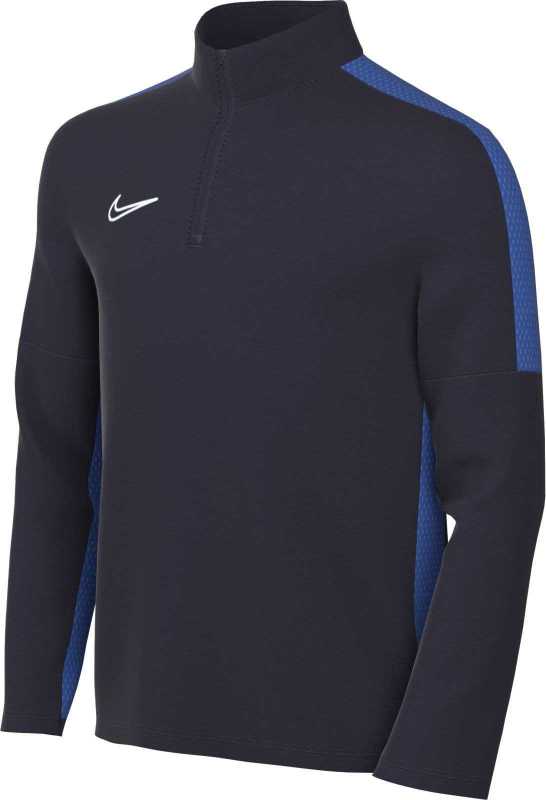 NIKE DR1356-451 Y NK DF ACD23 DRIL TOP T-Shirt Unisex Obsidian/Royal Blue/White Size XS