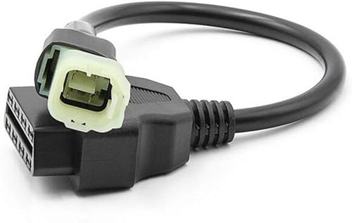 Miniatura 4 de Cable adaptador de diagnóstico universal OBD2 para motocicleta, OBDII, piezas de detección de fallas para motocicletas Honda (4 pines a 16 pines)