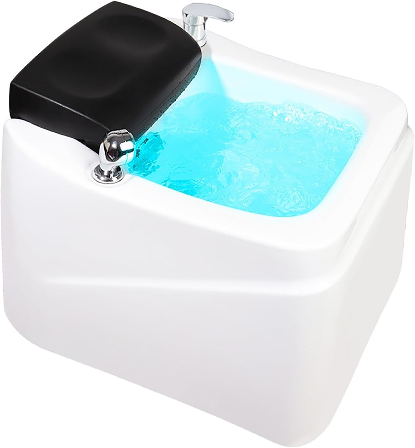 Acrylic Massage Footbath，Foot Massager，Feet Soaking Tub，with Pedicure Foot Rest，Stress Relief for Fatigue and Tired Feet，Best Foot Soak Basin Tub for Pedicure & Foot Massage 。