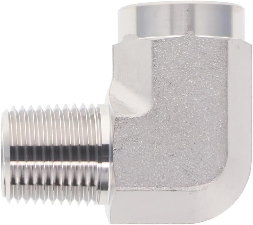 TITAN FITTINGS SS-5502-16-16 | 1" Male Pipe x 1" Female Pipe 90° - Stainless Steel
