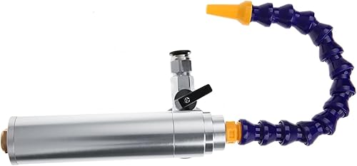 Mini pistola de aire frío Vortex de 6.299 in Máquina de flujo de aire de enfriamiento seco con tubo flexible para cabezal de máquina