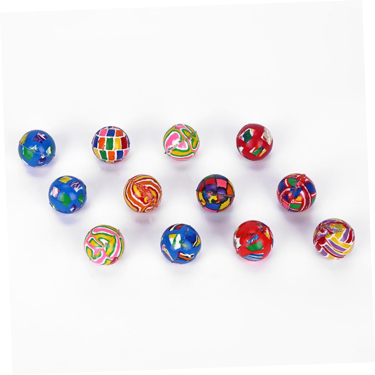 ERINGOGO Palline Rimbalzanti in Gomma da 32mm, Confezione da 100 Pezzi | Palline Rimbalzanti, Morbide e Alta Elasticità, per Compleanni e Festa dei Bambini, Gioco per Bambini