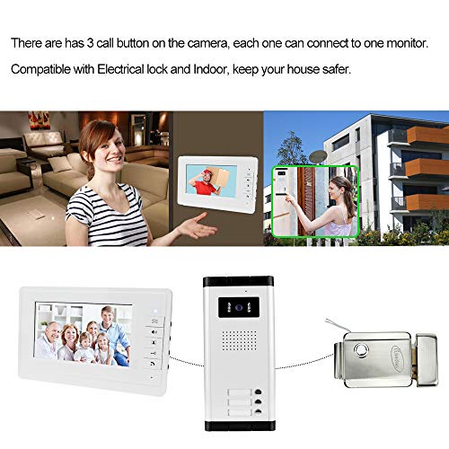 Uoweky Videocitofono IR da 7 '' Videocitofono a