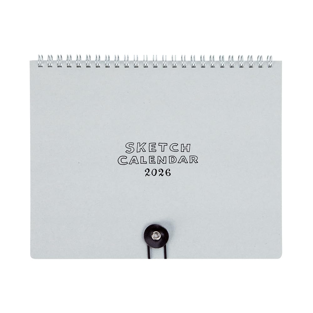 Amazon | ラボクリップ 手帳 2026年 卓上 A5 スケッチカレンダー