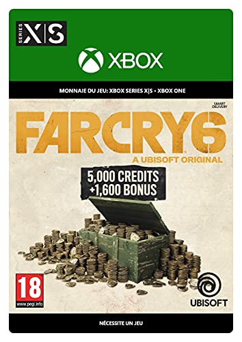 Far Cry 6 code de téléchargement monnaie virtuelle Xbox One Series X S pack 6600 crédits de jeu