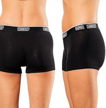 Bambody Absorbent Boy Short, Period Underwear for Women and Teens - Protective - Soft, Comfortable, Breathable
