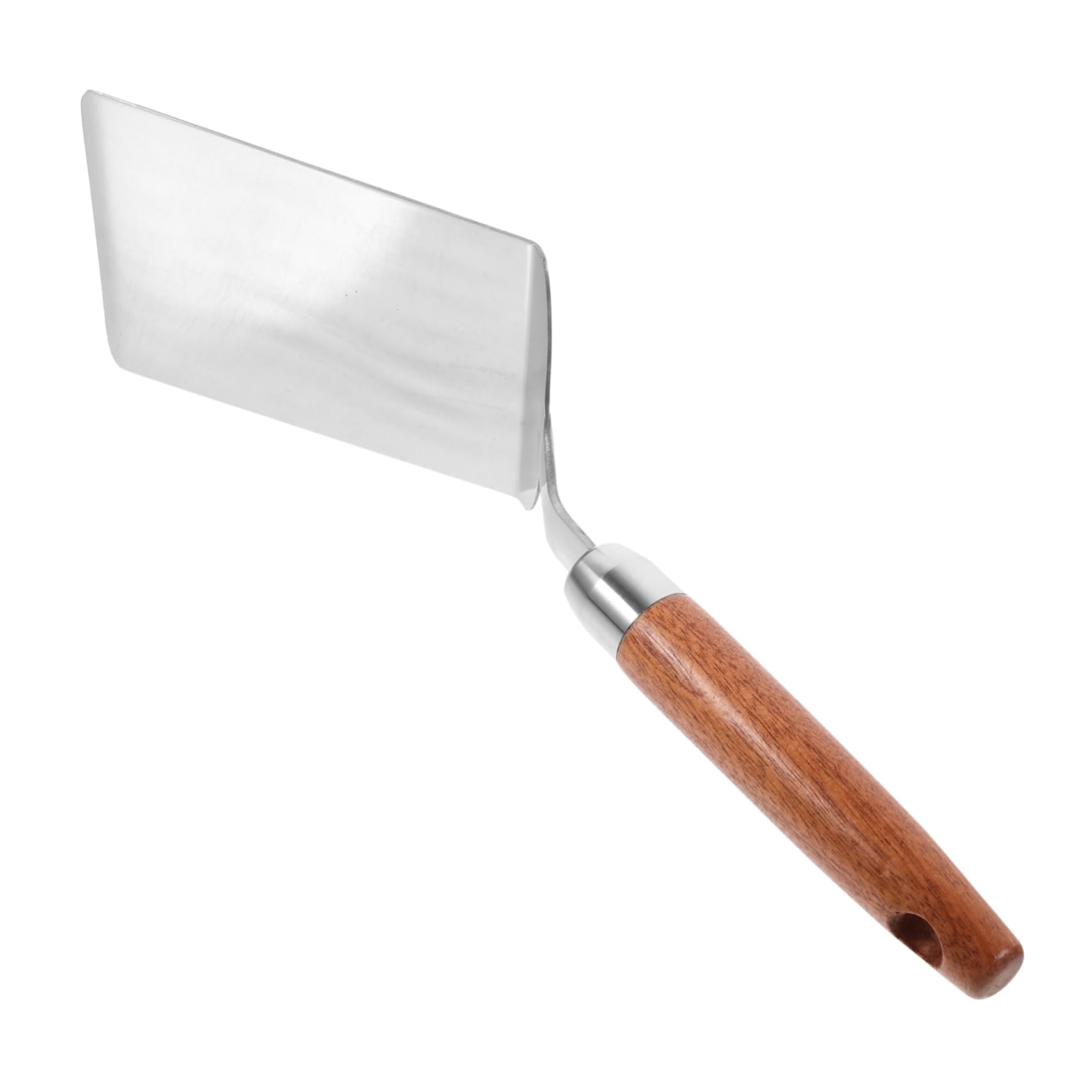 IMIKEYA 4stücke Pfannenwender Mit Holzgriff Rutschfeste Kochspachtel Vielseitig Einsetzbar Wenden Von Steaks Und Pfannkuchen Spülmaschinenfest Und Langlebig
