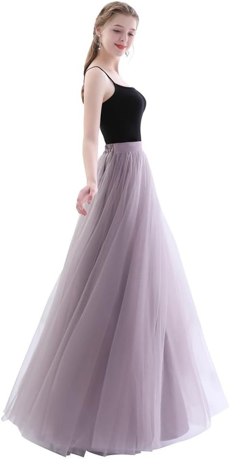 Future Girl Women's Maxi Skirts High Waist Holiday Formal Skirt