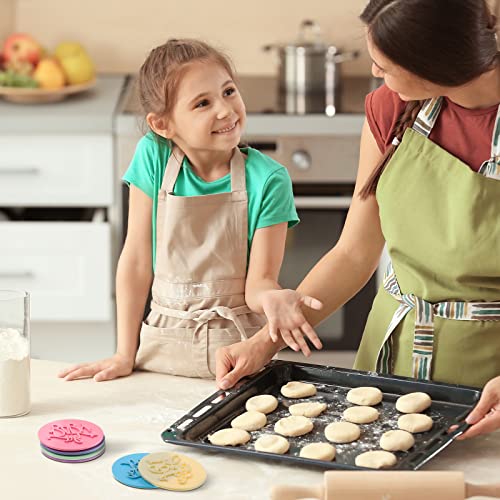 Newtay 6 Pcs Baby Shower Fondant Embosser Baby Shower Cookie Stamps 3D Design Baby Shower Cookie Cutters Baby Fondant Stamp For Party Decorating Fondant Icing Cupcake Cookie Cake (Baby) #TOP4