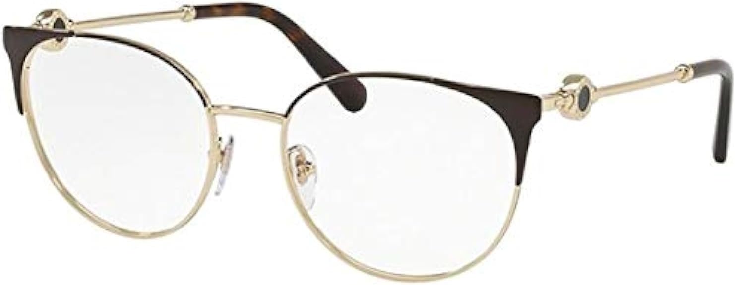 Bulgari Unisex Adults’ 0BV 2203 2034 54 Sunglasses, Brown (Brown/Pale Gold), Brown (Brown/Pale Gold), 54