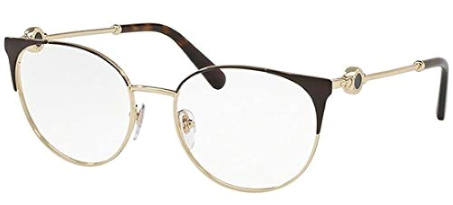 Bulgari Unisex Adults’ 0BV 2203 2034 54 Sunglasses, Brown (Brown/Pale Gold), Brown (Brown/Pale Gold), 54