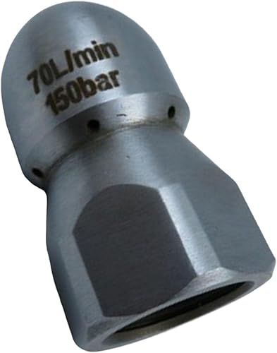 Boquilla de manguera de chorro de drenaje a presión, suministros de 70 lmin, boquilla de limpieza de drenaje, tubo de desatascamiento, rociador de