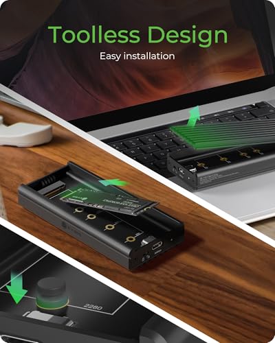 Caja externa para SSD M.2 NVMe 20Gbps ICY BOX USB-C miniatura 4