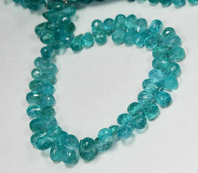 Perles en apatite à facettes, le cadeau idéal pour création