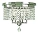 Framburg 2273 SBR 4-Light Princessa Flush/Semi-Flush Mount, Siena Bronze