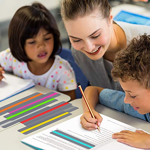 image for Zonon Guided Reading Strips Highlight Strips Colored Overlay Highlight