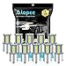 ALOPEE 10-Stück 1156 7506 1141 Weiß Super Hell Glühbirne Anpassbar an 12V DC - Für Rückfahrscheinwerfer Spiegelleuchten RV Licht
