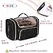 Rexmica Marker Organizer Case Bag for 180-300 Markers, Large Marker Storage Bag with Detachable Divider for Adults, Marker Travel Holder Case Bag for Various Markers or Other Art Craft Supply, Black