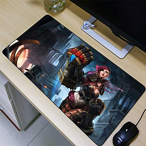 Tapis de souris gaming XXL 800x300 mm en caoutchouc pour joueur sur PC