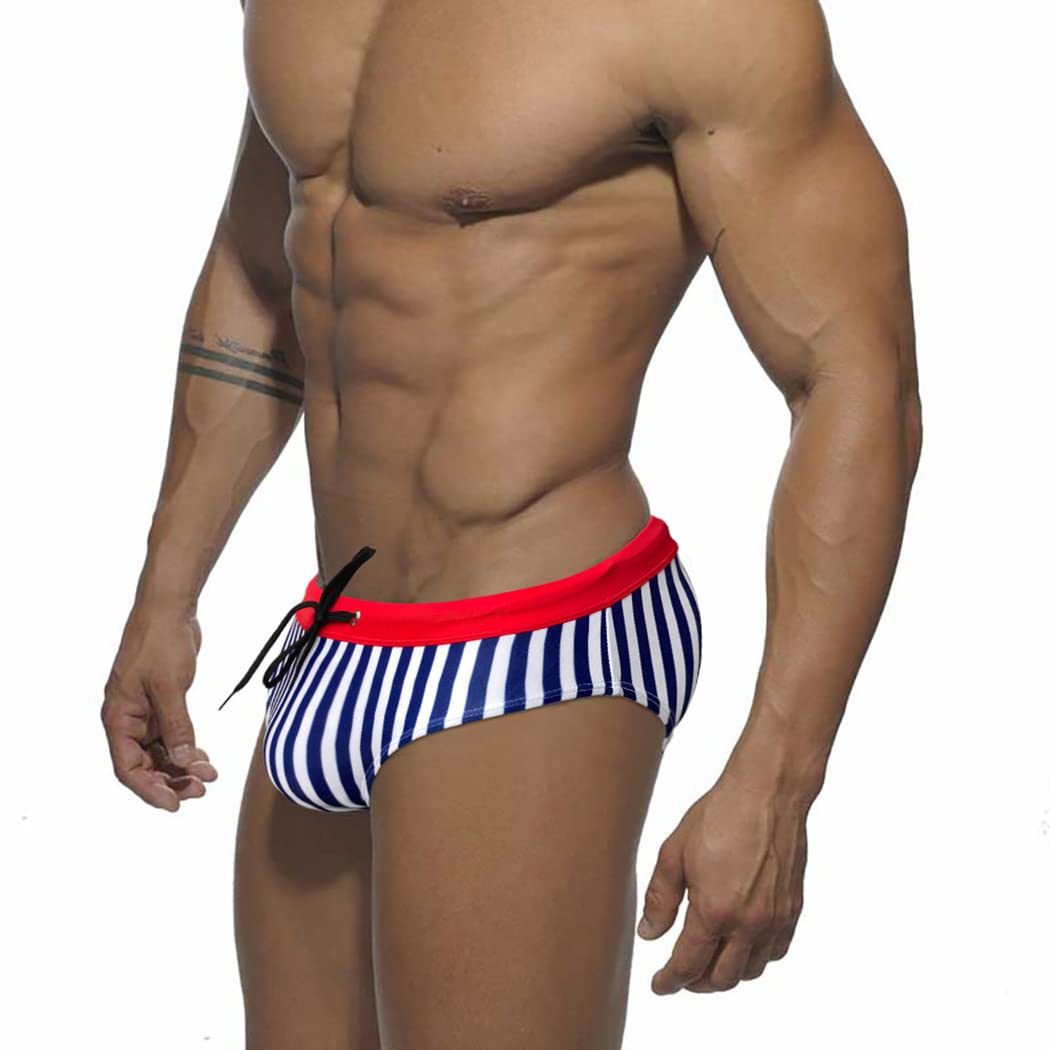 Bañador para Hombre, Bañador de Natación Slip Traje de Baño de Secado Rápido Moda Shorts Swimming Calzoncillos YK35 Tamaño M-2XL