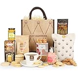 Afternoon Tea Hamper For 2 – Includes Italian Biscuits, Cookies, Shortbread, Fudge & Tea – Gift Hamper for Anniversary, New Home, Birthday, Celebrations, Thank You Gift – by Hay Hampers - Image 1
